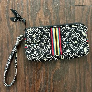 Vera Bradley "Barcelona" Wristlet | Classic Quilted Pattern | Small Purse